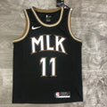 Maillot Atlanta Hawks City Edition 2020-21 MLK - Noir