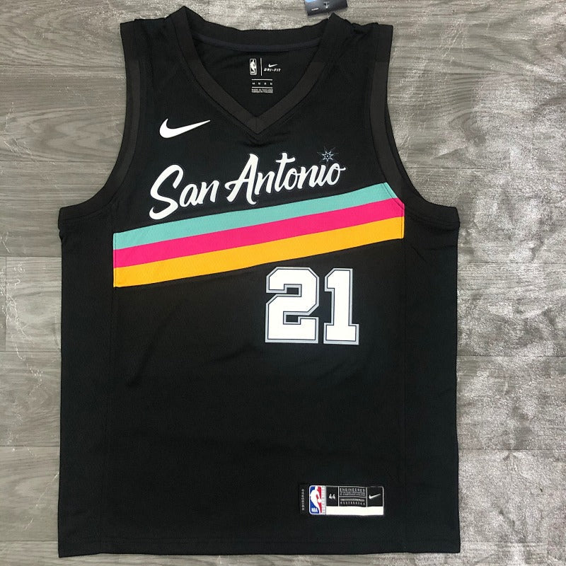 Maillot San Antonio Spurs City Edition 2020-21 Fiesta - Noir
