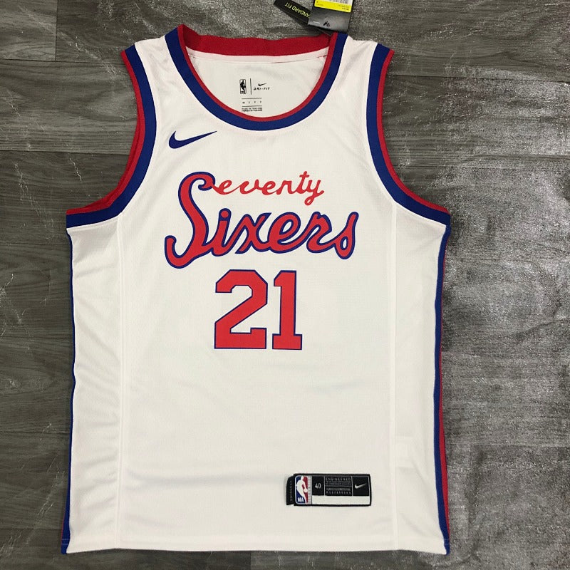 Maillot Philadelphia 76ers Classic Edition 2019-20 Seventy Sixers - Blanc
