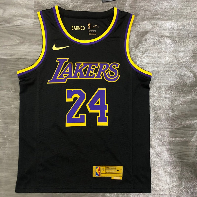 Maillot Los Angeles Lakers Earned Edition 2020-21 - Noir
