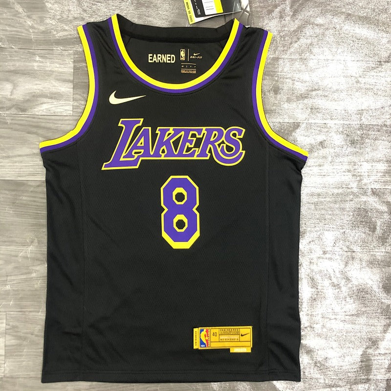 Maillot Los Angeles Lakers Earned Edition 2020-21 - Noir