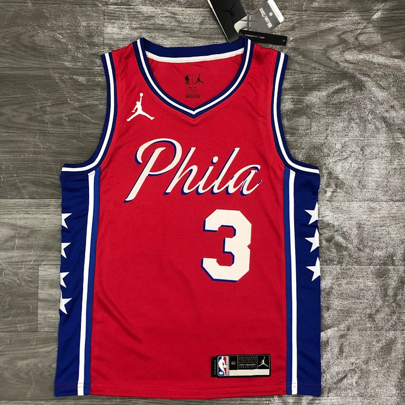 Maillot Philadelphia 76ers Statement Edition - Rouge