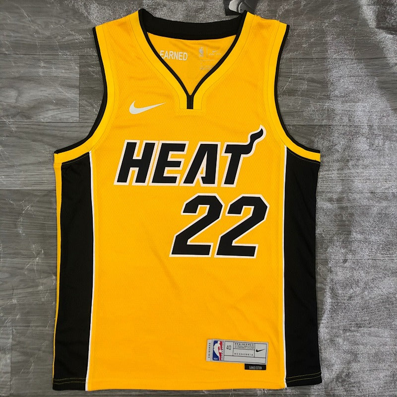 Maillot Miami Heat Earned Edition 2020-21 Trophy Gold - Jaune