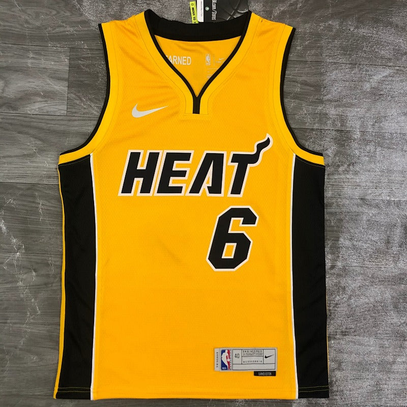Maillot Miami Heat Earned Edition 2020-21 Trophy Gold - Jaune