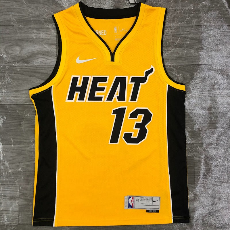 Maillot Miami Heat Earned Edition 2020-21 Trophy Gold - Jaune