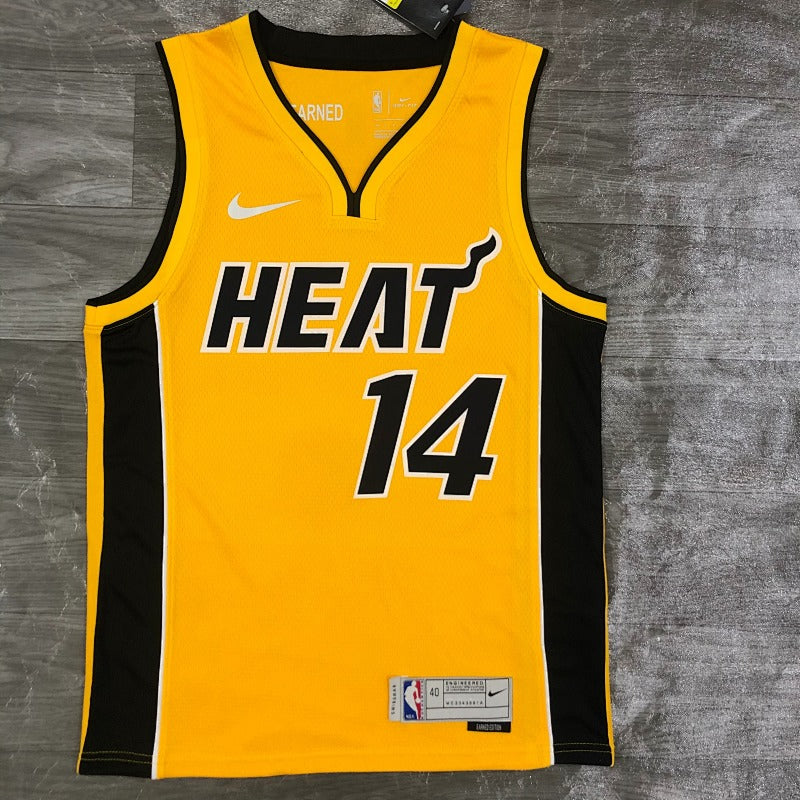 Maillot Miami Heat Earned Edition 2020-21 Trophy Gold - Jaune