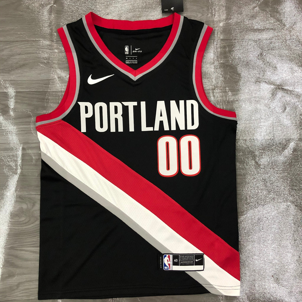 Maillot Portland Trail Blazers Icon Edition col rouge - Noir