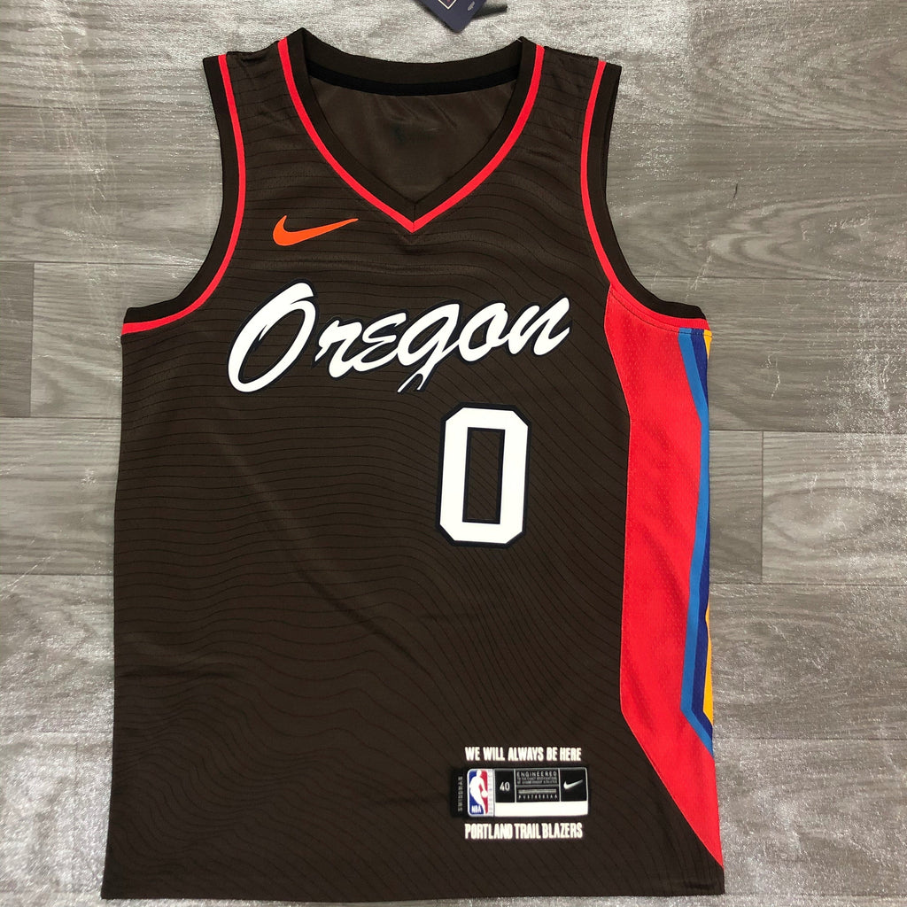 Maillot Portland Trail Blazers City Edition Oregon - Marron