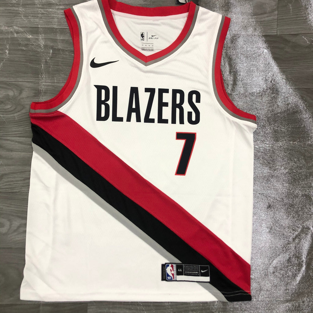 Maillot Portland Trail Blazers Association Edition col rouge - Blanc