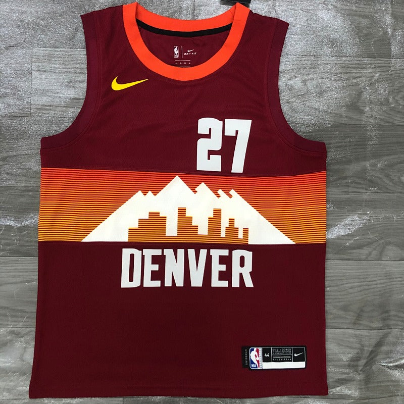 Maillot Denver Nuggets City Edition 2020-21 Flatirons Red - Rouge