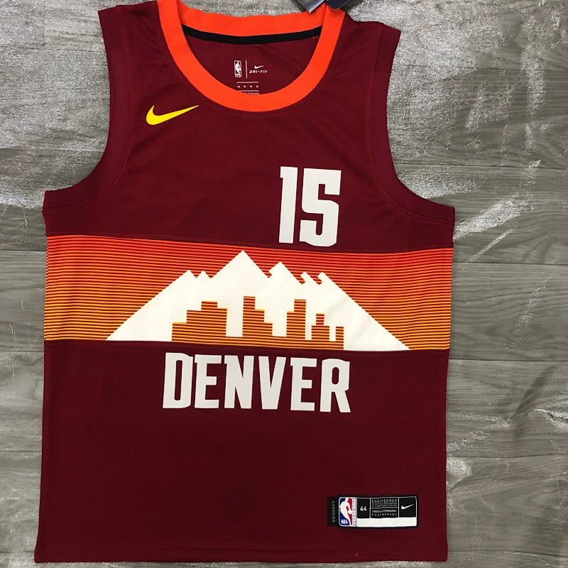 Maillot Denver Nuggets City Edition 2020-21 Flatirons Red - Rouge