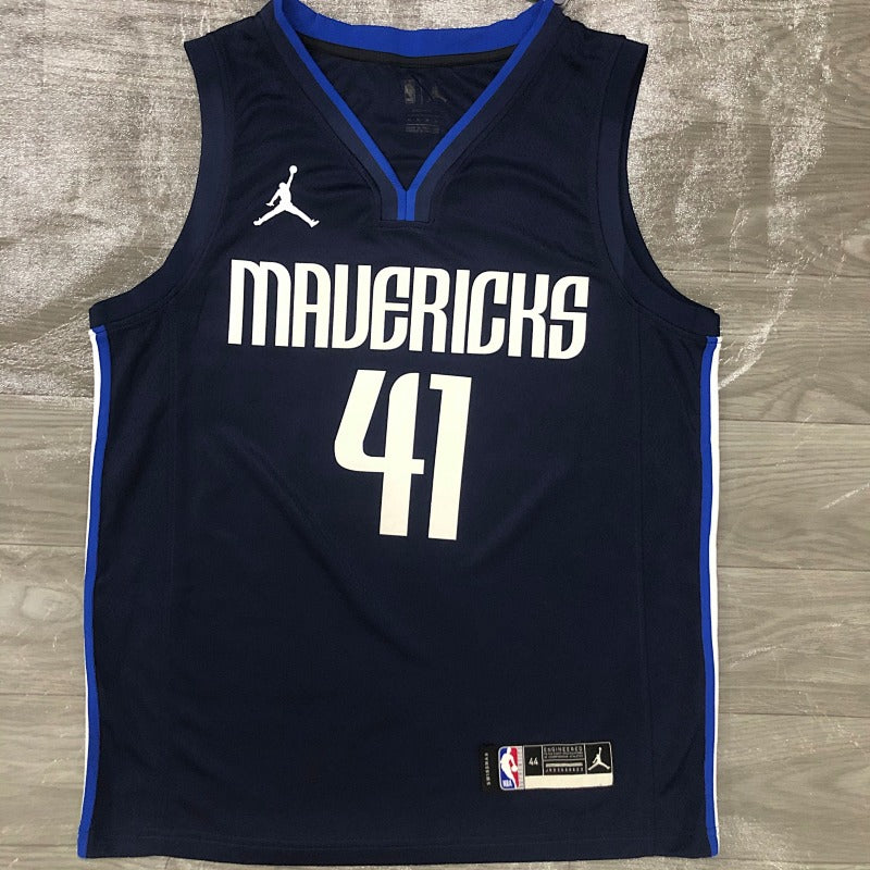 Maillot Dallas Mavericks Statement Edition Retro - Bleu marine