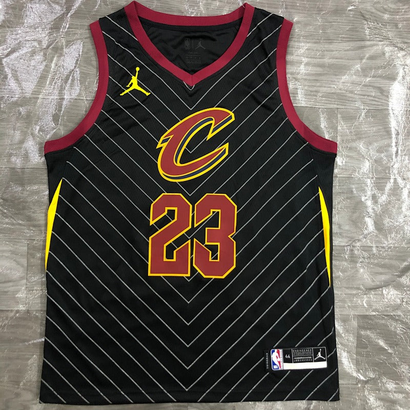 Maillot Cleveland Cavaliers Statement Edition a rayures - Noir