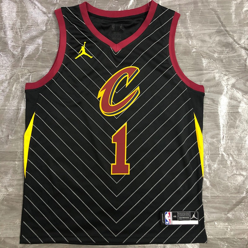 Maillot Cleveland Cavaliers Statement Edition a rayures - Noir