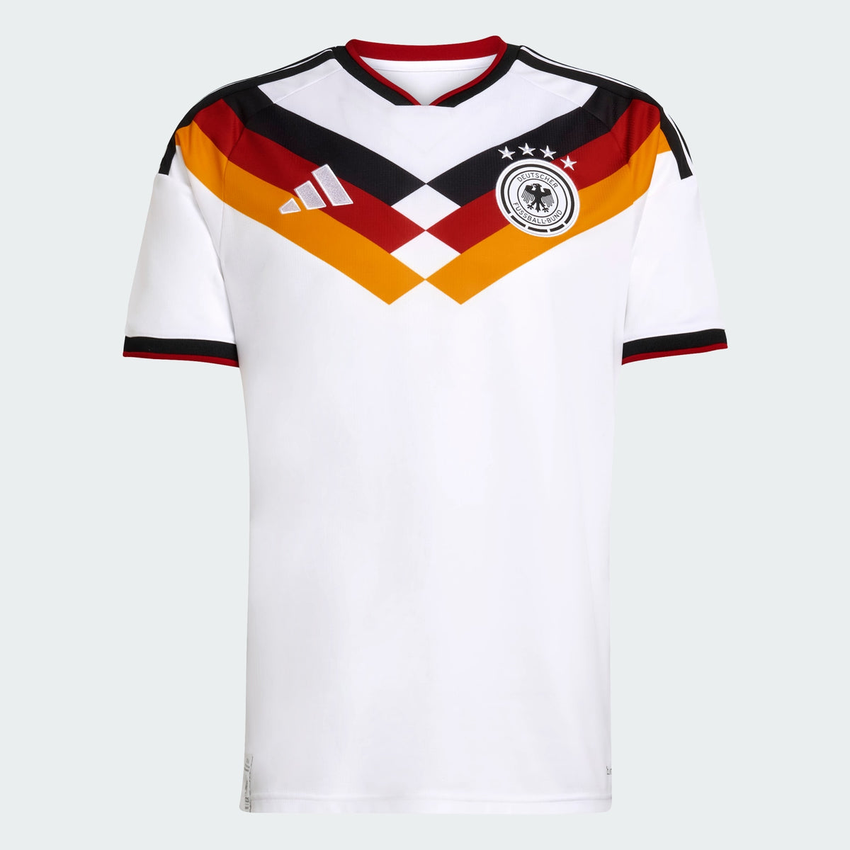 Maillot Allemagne 26-27 domicile blanc, vue de face