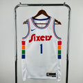 Maillot Philadelphia 76ers City Edition Spectrum 2024-25 - Blanc