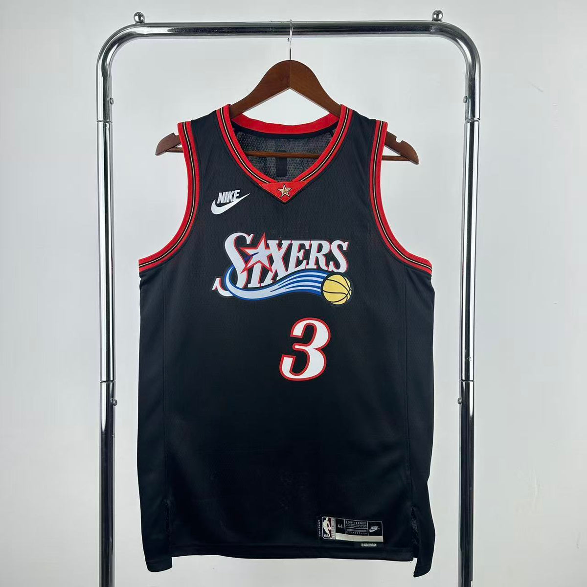 Maillot Philadelphia 76ers Hardwood Classic Edition - Noir