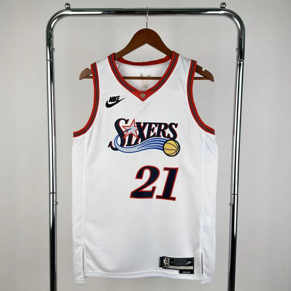 Maillot Philadelphia 76ers Retro Sixers - Blanc