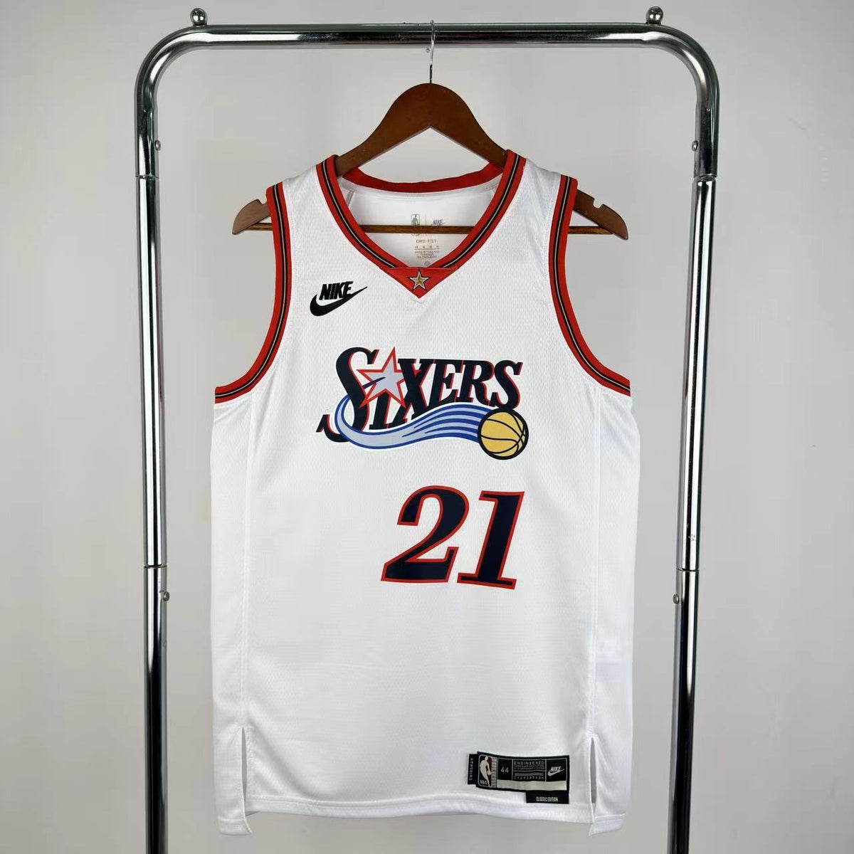 Maillot Philadelphia 76ers Retro Sixers - Blanc
