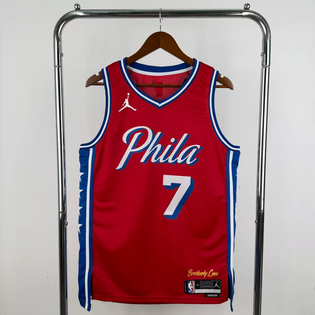 Maillot Philadelphia 76ers Statement Edition - Rouge