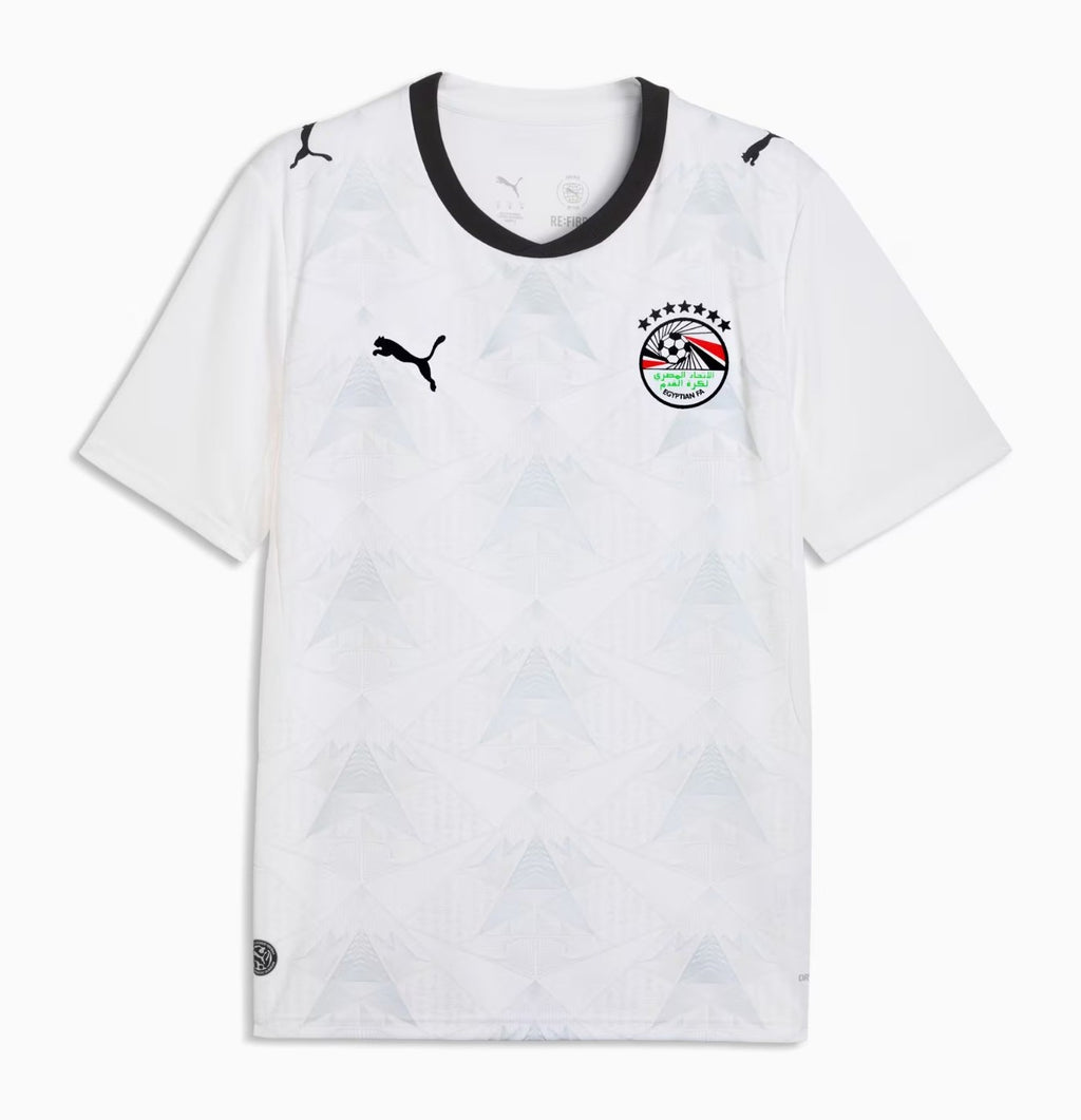 Maillot Égypte 26-27 extérieur blanc, vue de face