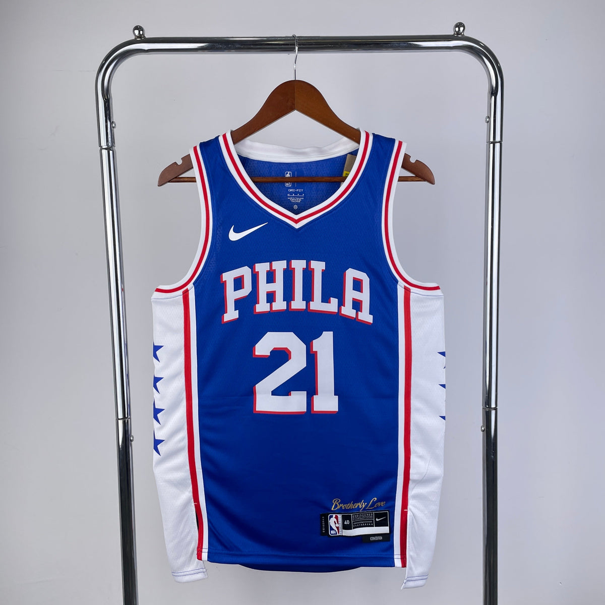 Maillot Philadelphia 76ers Icon Edition - Bleu