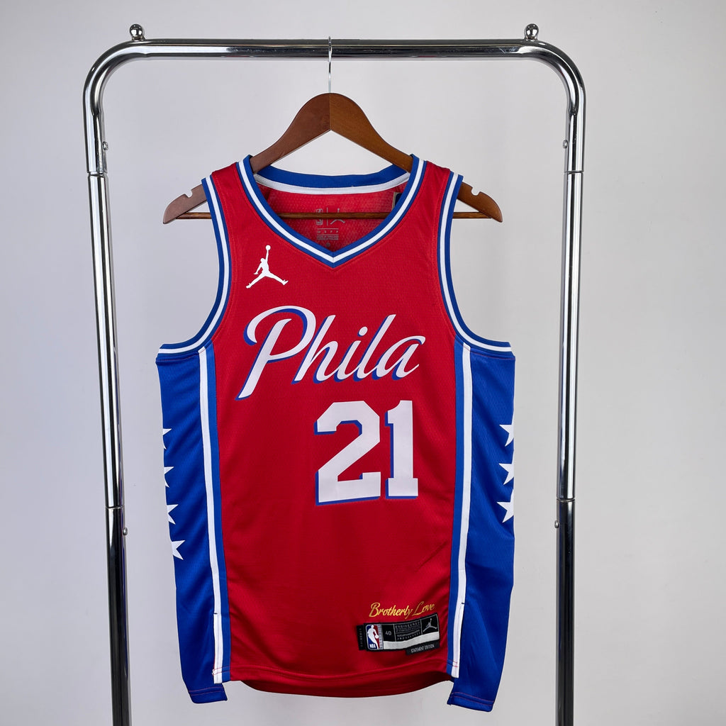 Maillot Philadelphia 76ers Statement Edition - Rouge